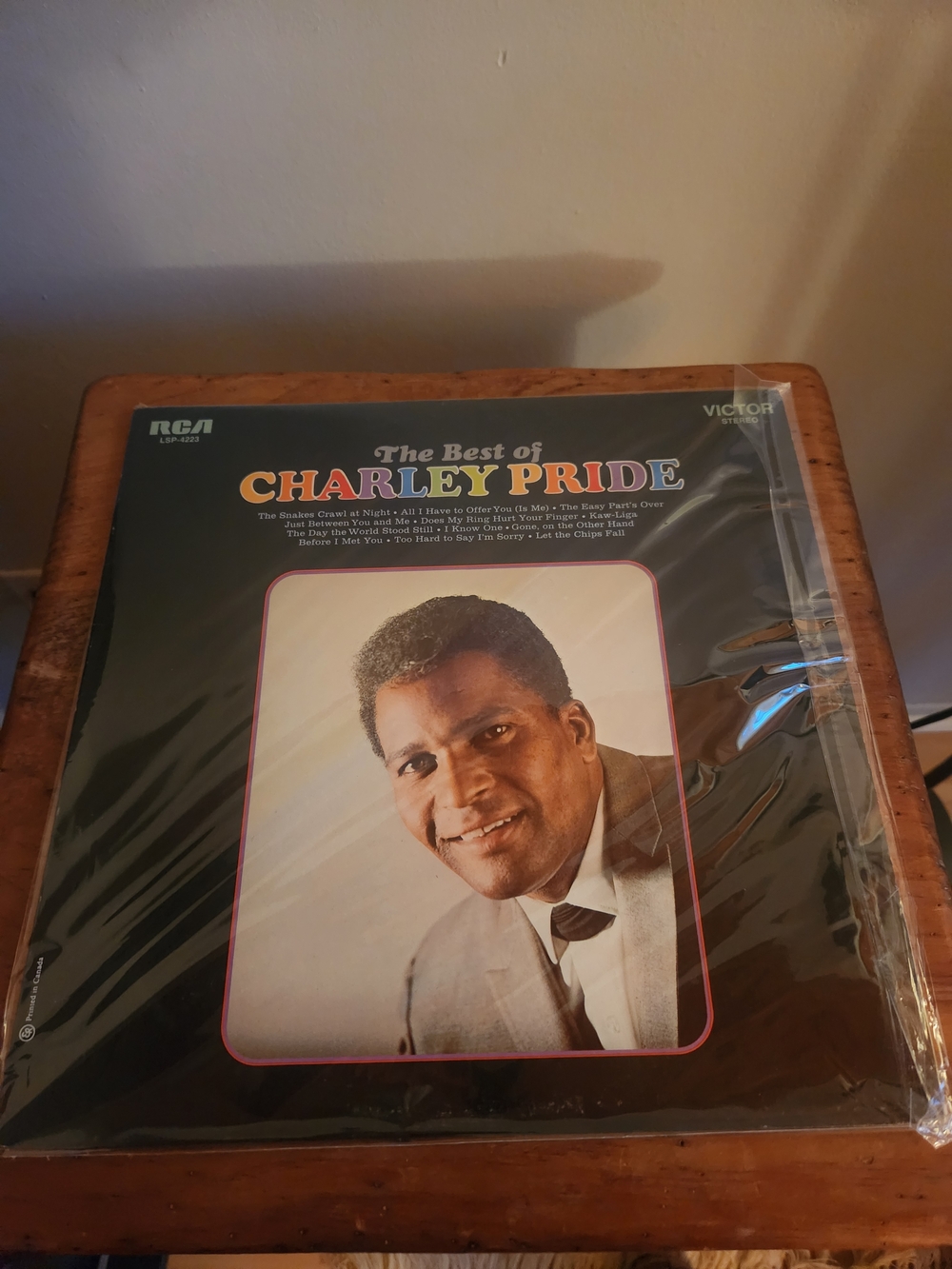 The Best of Charley Pride Vinyl LP - Black with Colorful Title